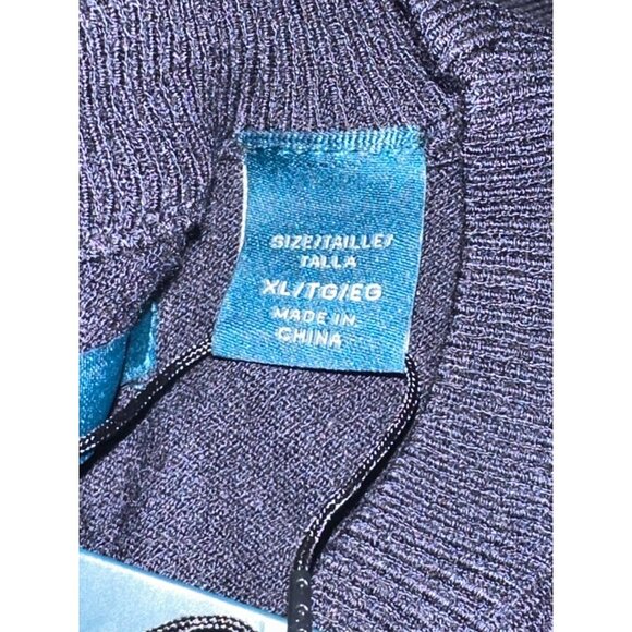 Perry Ellis Mens Tech Knit Pullover Sweater, Deep Sapphire, Size XL, NWT - Picture 4 of 4